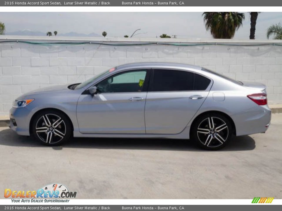 2016 Honda Accord Sport Sedan Lunar Silver Metallic / Black Photo #8