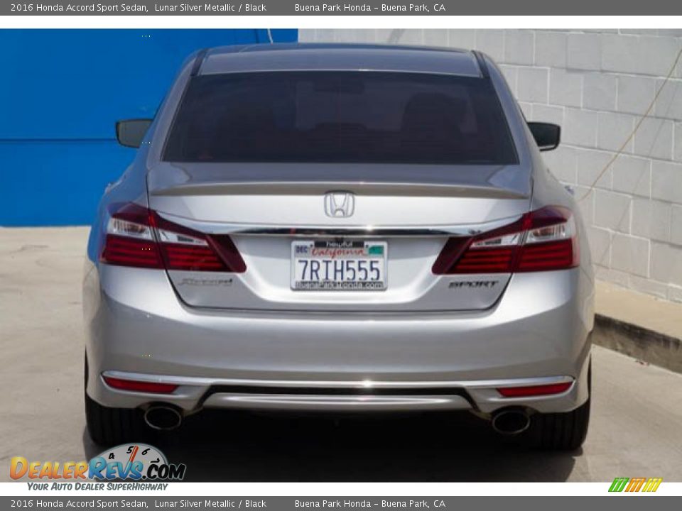 2016 Honda Accord Sport Sedan Lunar Silver Metallic / Black Photo #9