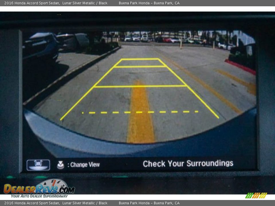 2016 Honda Accord Sport Sedan Lunar Silver Metallic / Black Photo #23