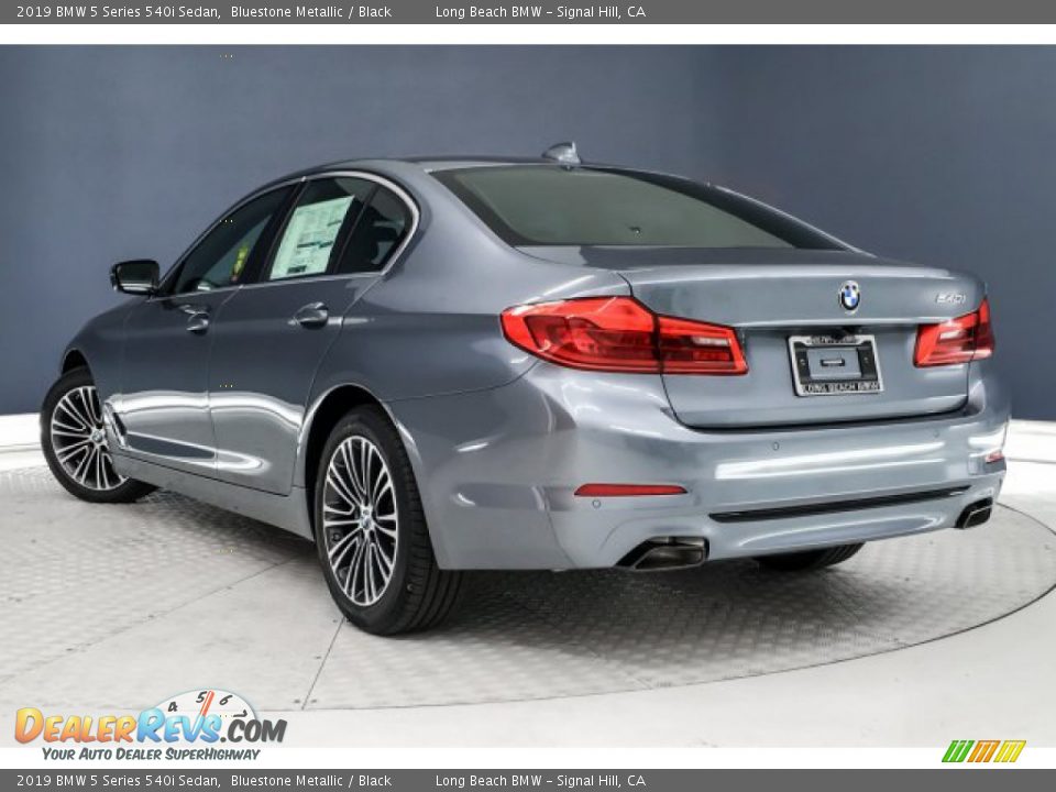 2019 BMW 5 Series 540i Sedan Bluestone Metallic / Black Photo #2