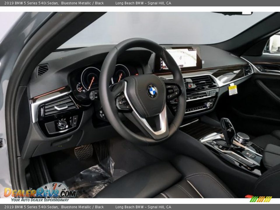2019 BMW 5 Series 540i Sedan Bluestone Metallic / Black Photo #4