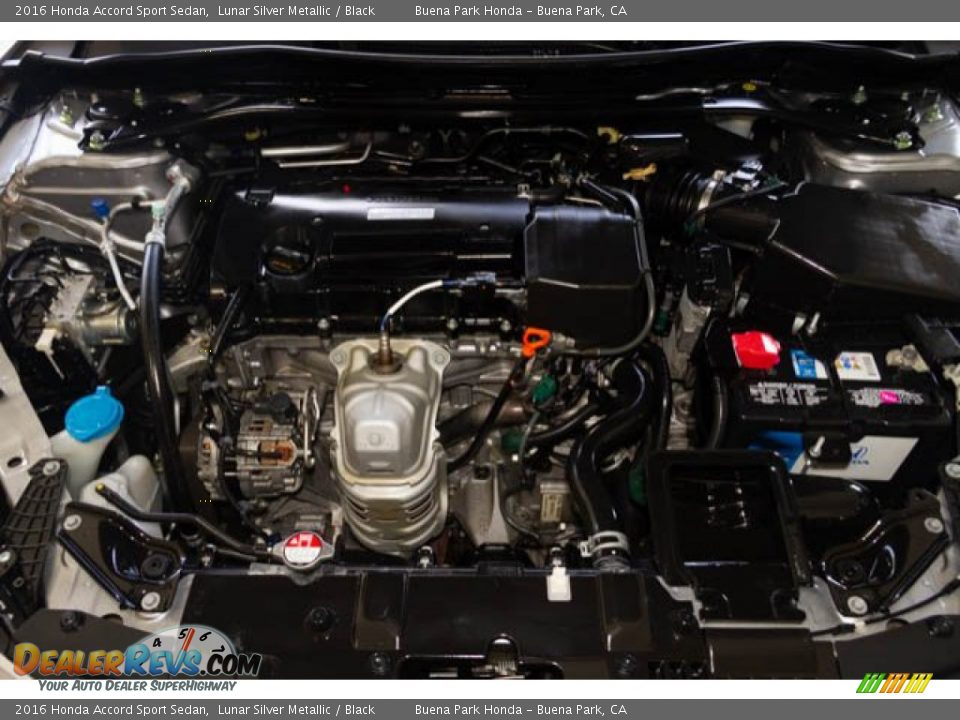 2016 Honda Accord Sport Sedan Lunar Silver Metallic / Black Photo #30