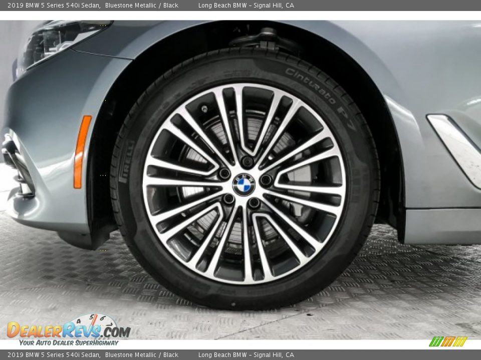 2019 BMW 5 Series 540i Sedan Bluestone Metallic / Black Photo #9