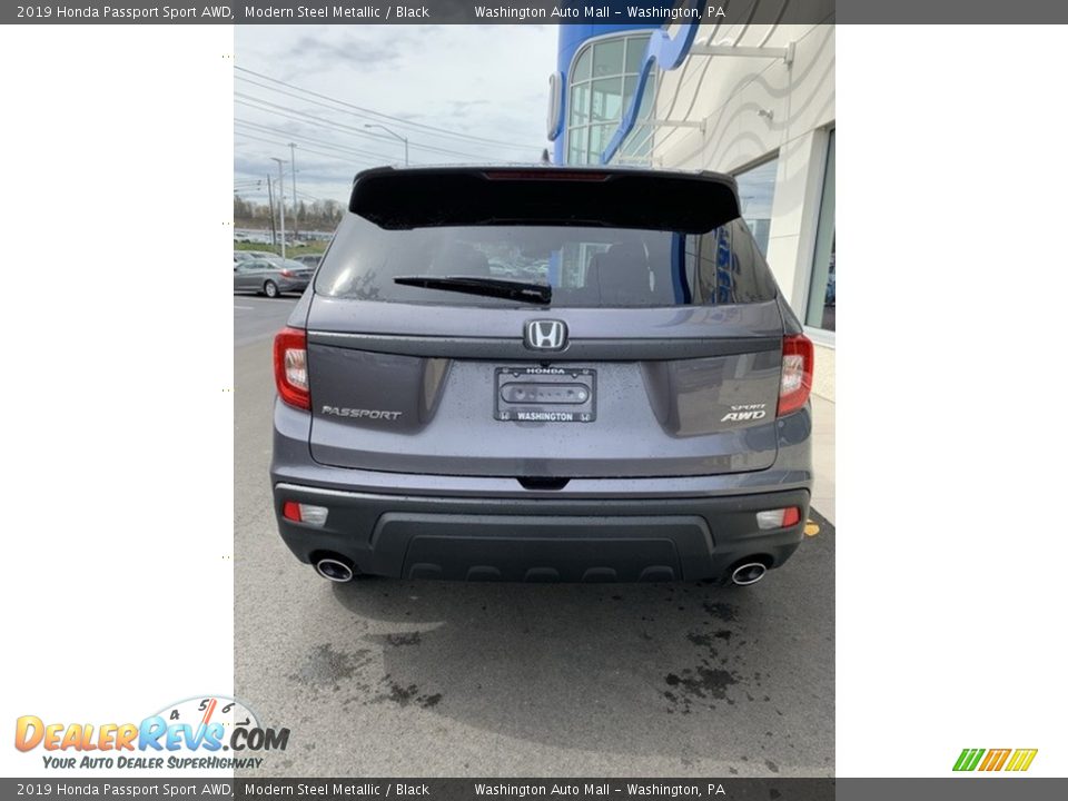 2019 Honda Passport Sport AWD Modern Steel Metallic / Black Photo #6