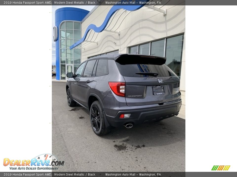 2019 Honda Passport Sport AWD Modern Steel Metallic / Black Photo #7