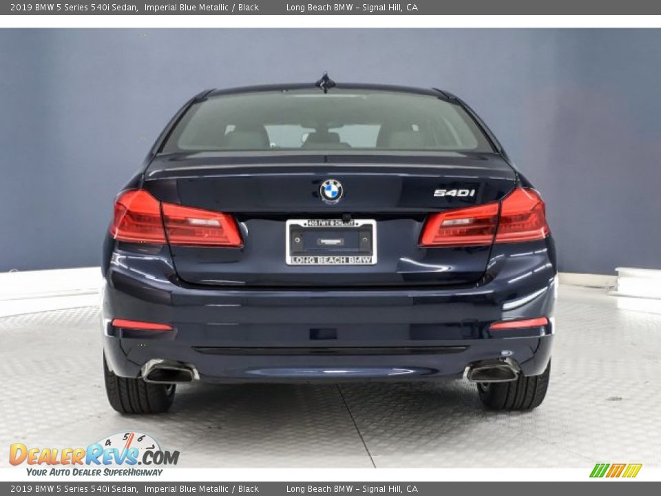 2019 BMW 5 Series 540i Sedan Imperial Blue Metallic / Black Photo #3