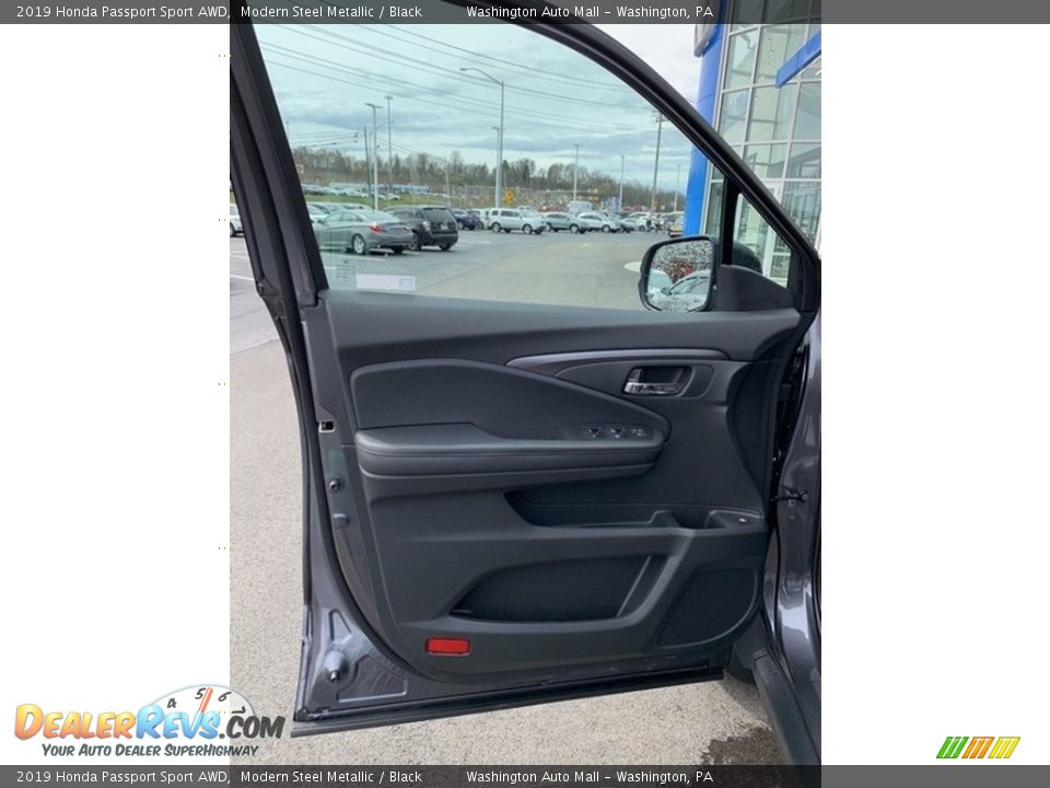 2019 Honda Passport Sport AWD Modern Steel Metallic / Black Photo #8