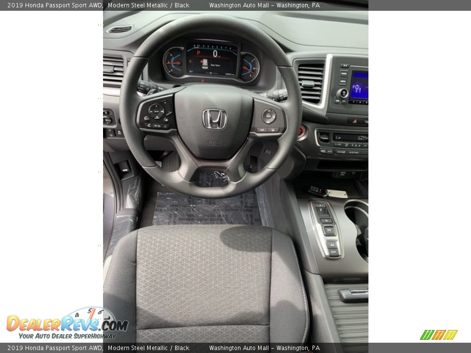 2019 Honda Passport Sport AWD Modern Steel Metallic / Black Photo #11