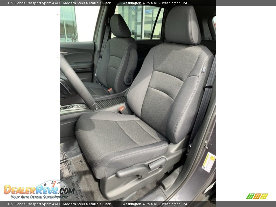 2019 Honda Passport Sport AWD Modern Steel Metallic / Black Photo #12