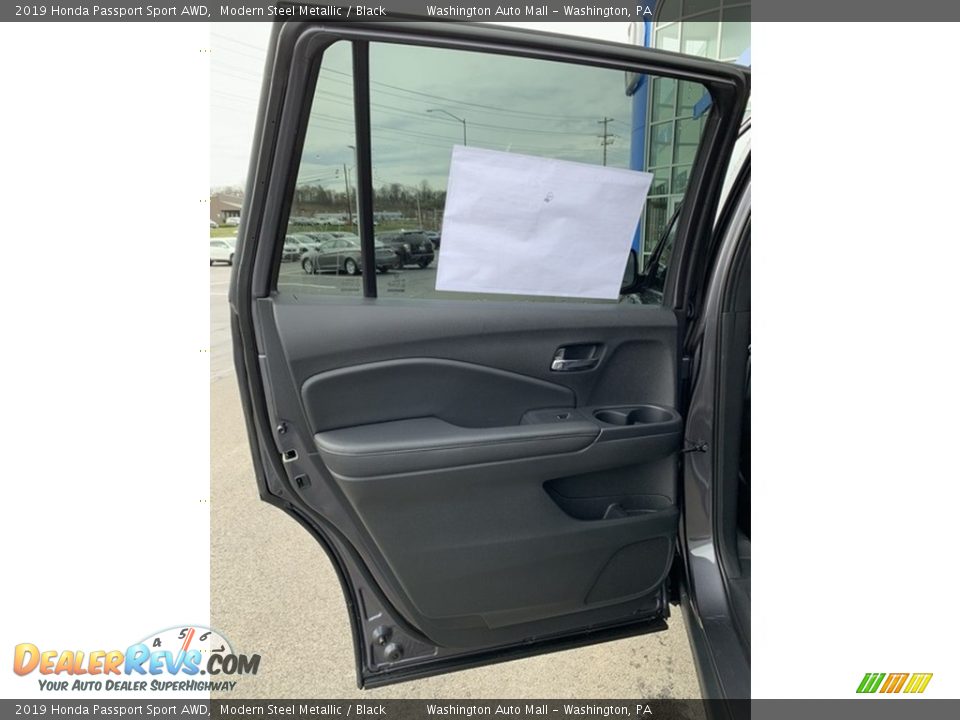 2019 Honda Passport Sport AWD Modern Steel Metallic / Black Photo #16