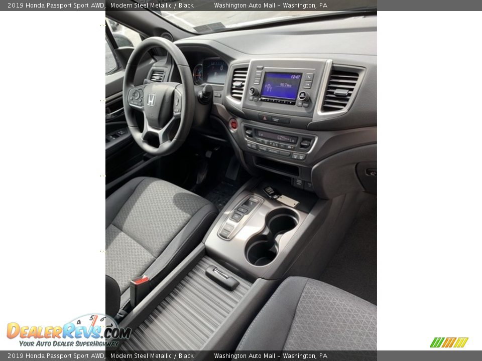 2019 Honda Passport Sport AWD Modern Steel Metallic / Black Photo #28