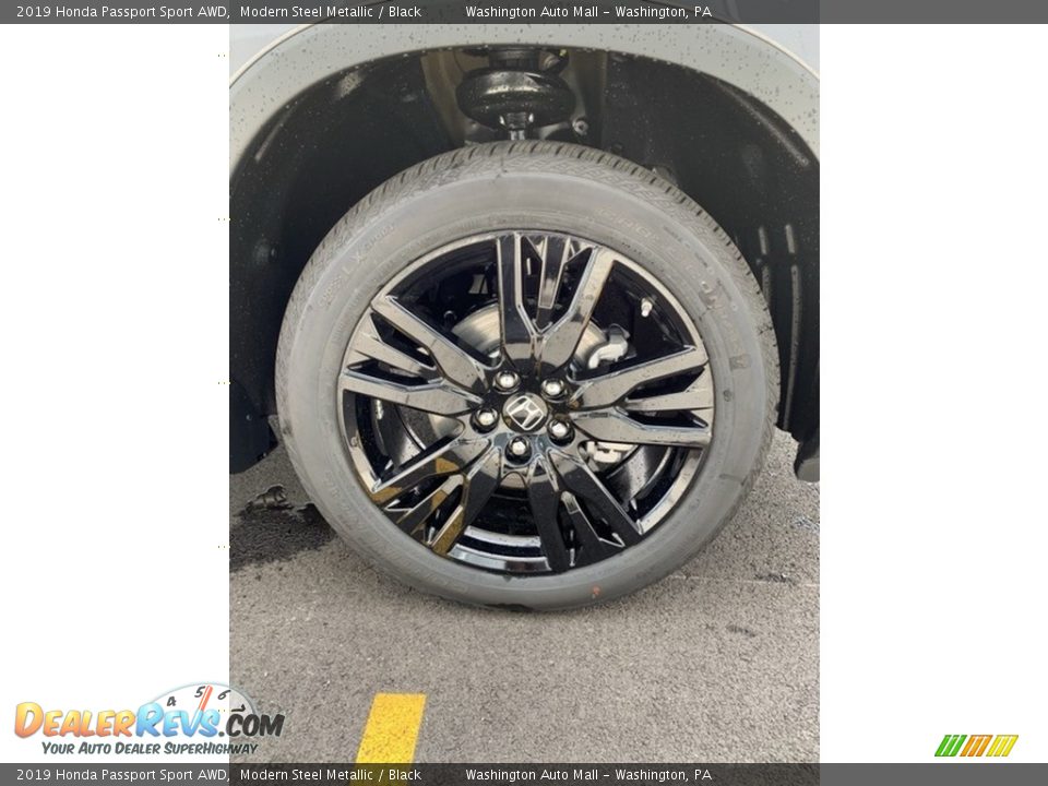 2019 Honda Passport Sport AWD Modern Steel Metallic / Black Photo #29
