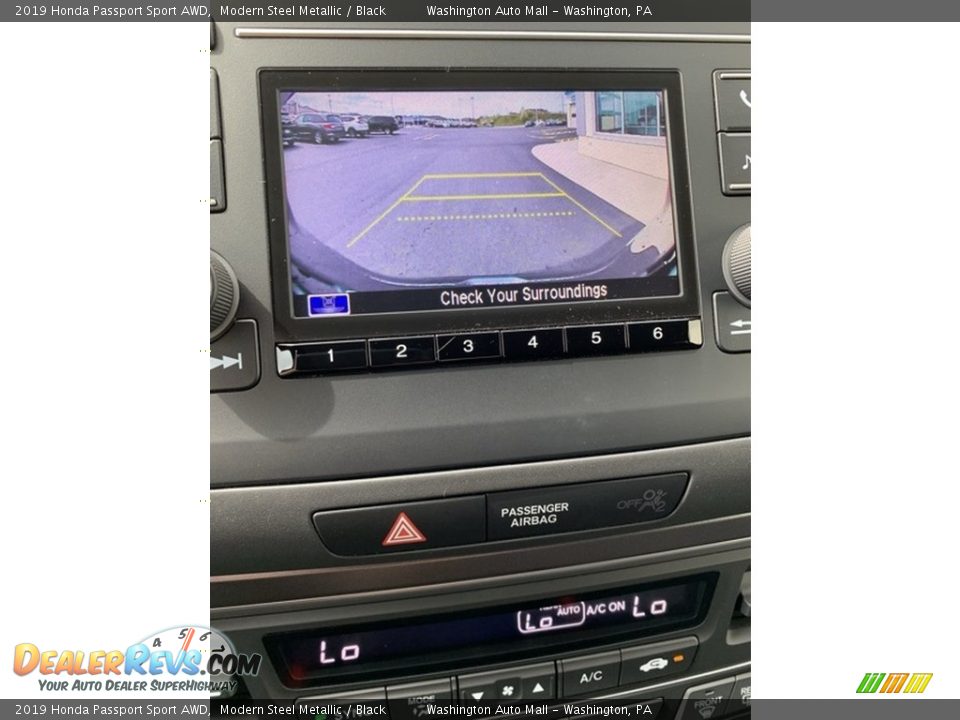 2019 Honda Passport Sport AWD Modern Steel Metallic / Black Photo #32