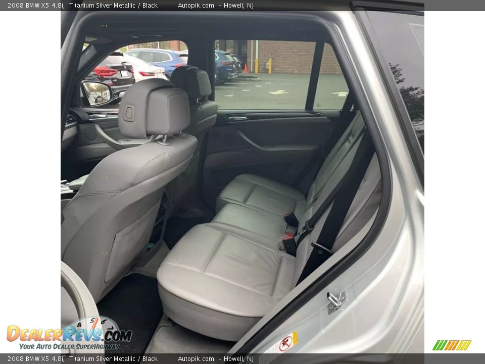 2008 BMW X5 4.8i Titanium Silver Metallic / Black Photo #11