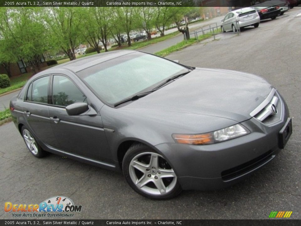 2005 Acura TL 3.2 Satin Silver Metallic / Quartz Photo #3