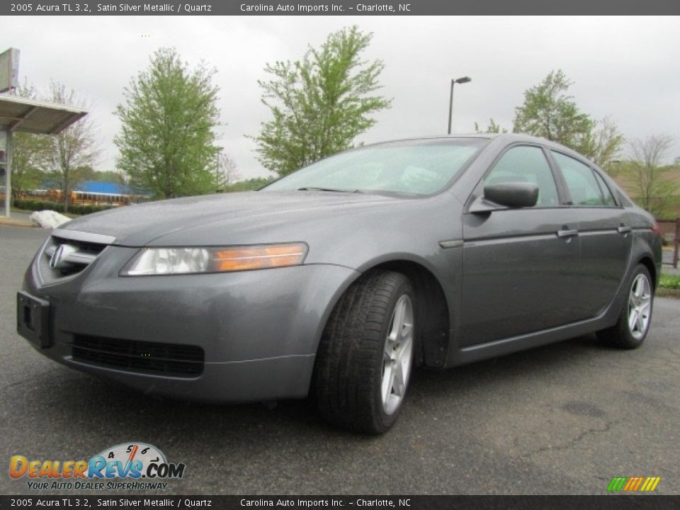 2005 Acura TL 3.2 Satin Silver Metallic / Quartz Photo #6