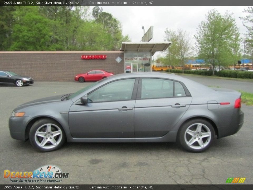 2005 Acura TL 3.2 Satin Silver Metallic / Quartz Photo #7