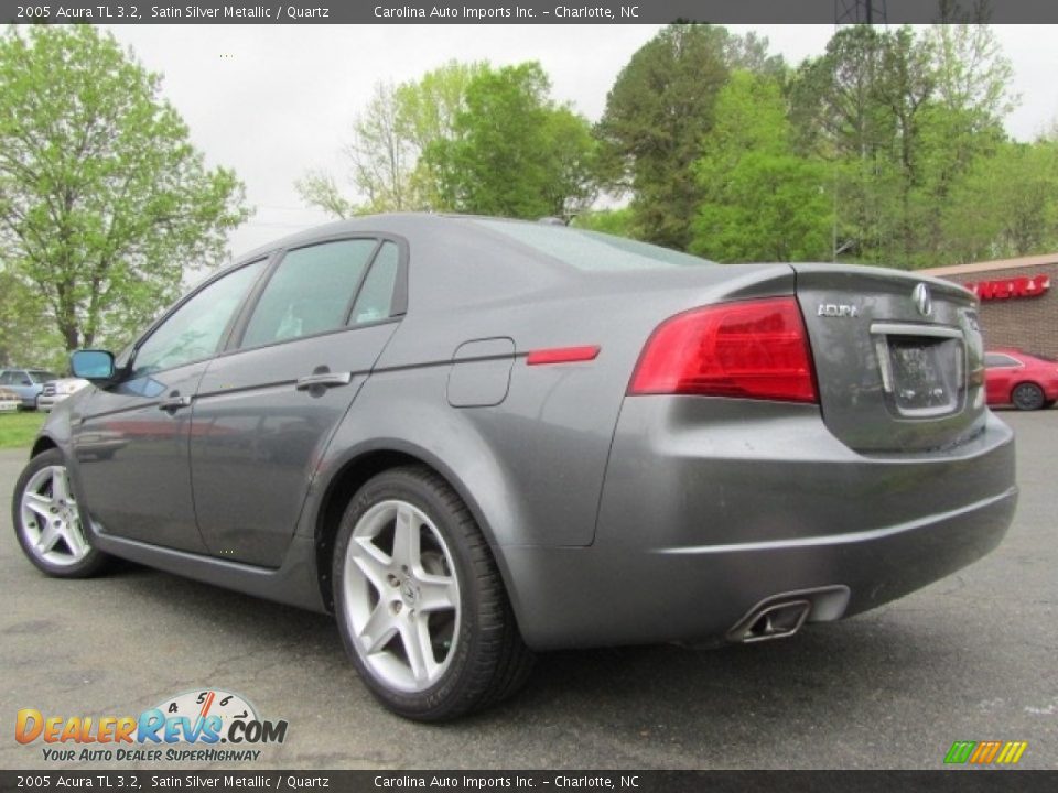 2005 Acura TL 3.2 Satin Silver Metallic / Quartz Photo #8