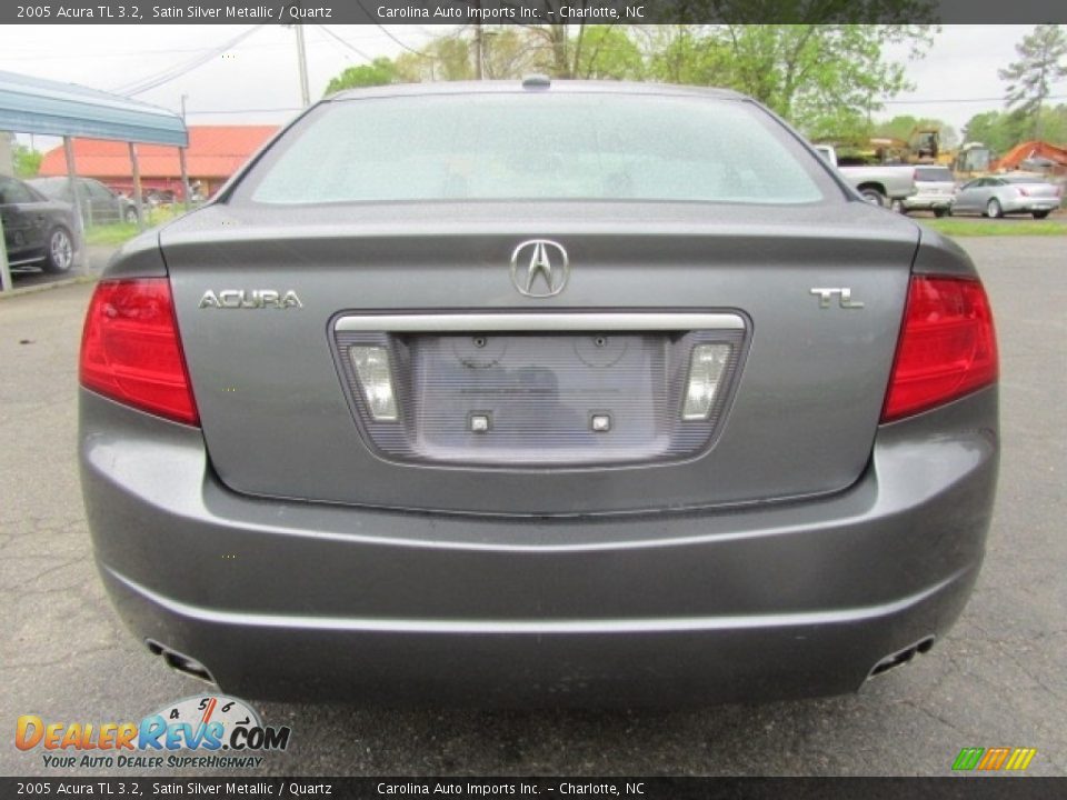 2005 Acura TL 3.2 Satin Silver Metallic / Quartz Photo #9