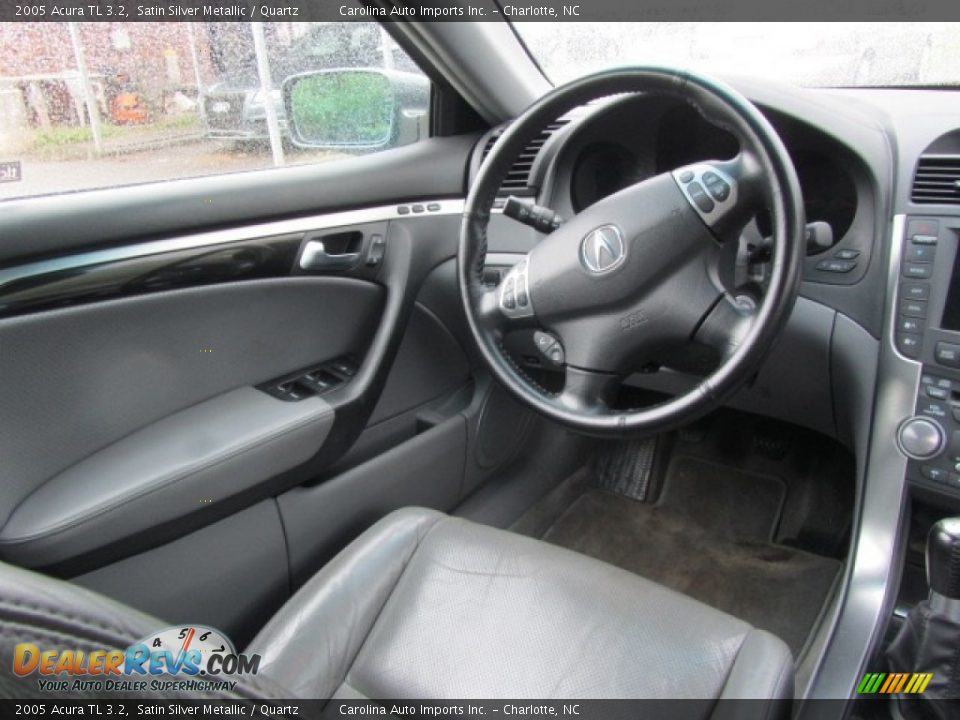 2005 Acura TL 3.2 Satin Silver Metallic / Quartz Photo #12