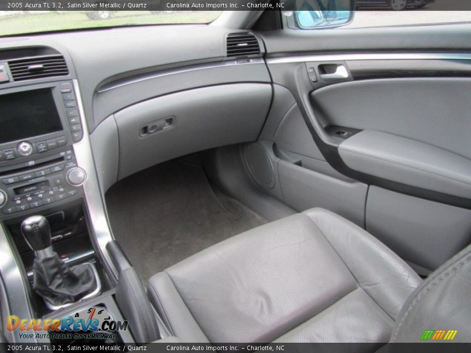 2005 Acura TL 3.2 Satin Silver Metallic / Quartz Photo #14