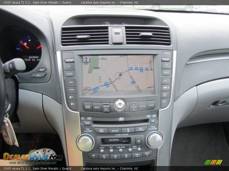 2005 Acura TL 3.2 Satin Silver Metallic / Quartz Photo #15