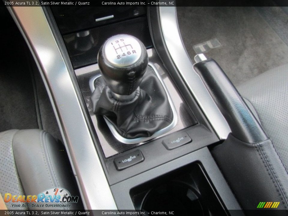 2005 Acura TL 3.2 Satin Silver Metallic / Quartz Photo #16