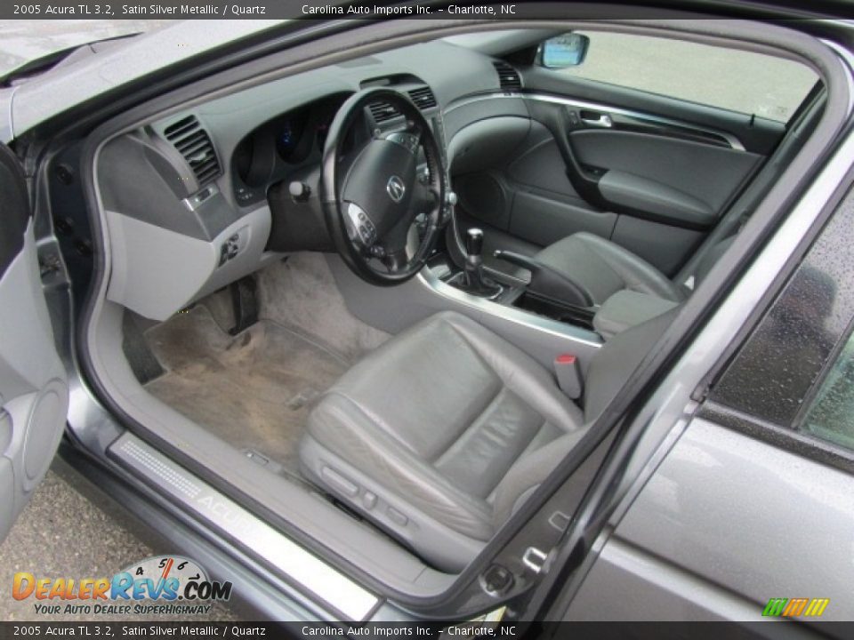 2005 Acura TL 3.2 Satin Silver Metallic / Quartz Photo #17