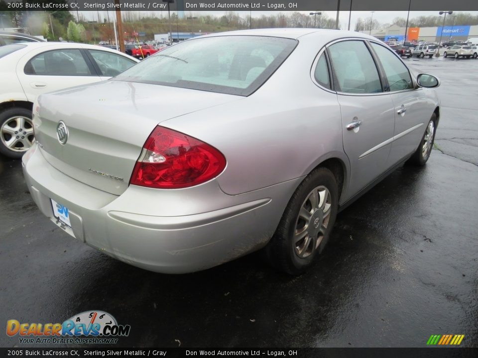 2005 Buick LaCrosse CX Sterling Silver Metallic / Gray Photo #11