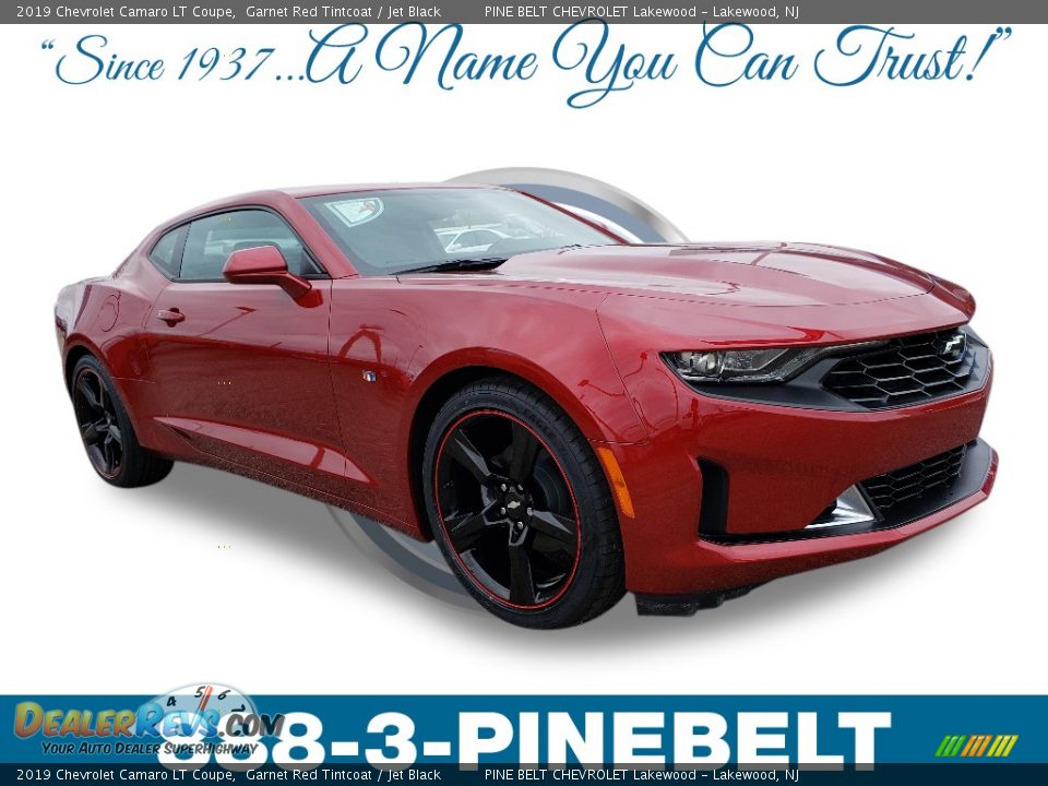 2019 Chevrolet Camaro LT Coupe Garnet Red Tintcoat / Jet Black Photo #1