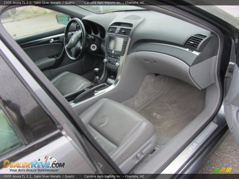 2005 Acura TL 3.2 Satin Silver Metallic / Quartz Photo #21