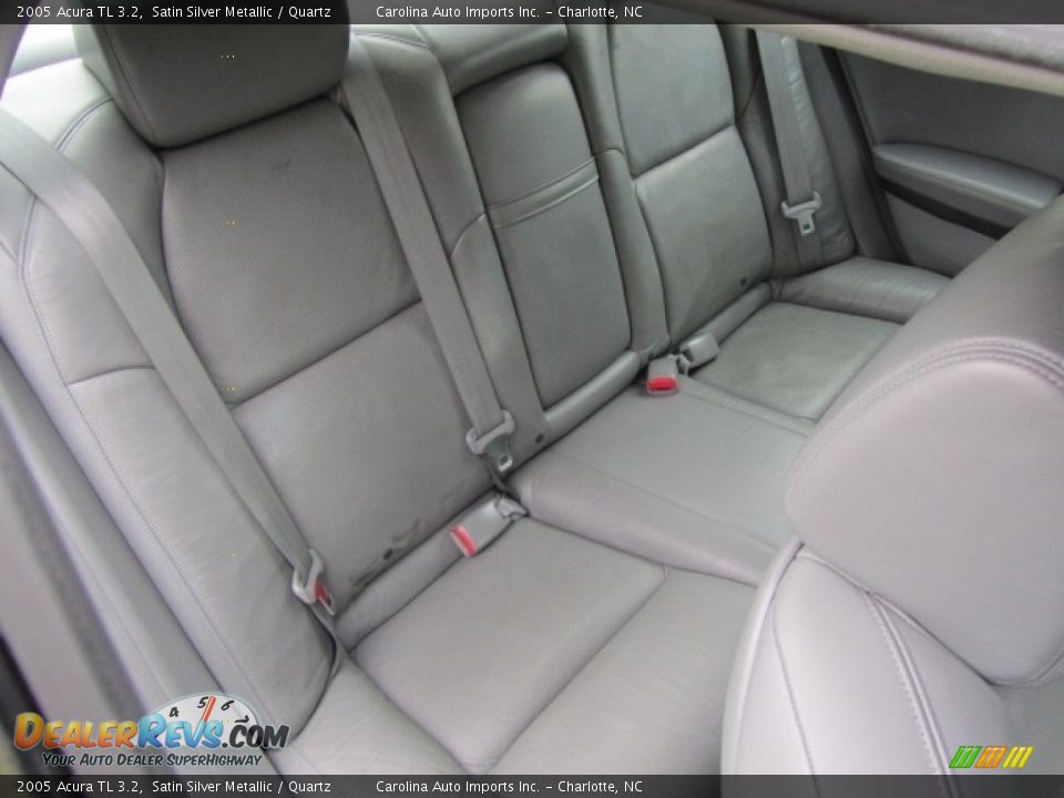 2005 Acura TL 3.2 Satin Silver Metallic / Quartz Photo #24