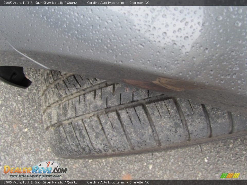 2005 Acura TL 3.2 Satin Silver Metallic / Quartz Photo #27