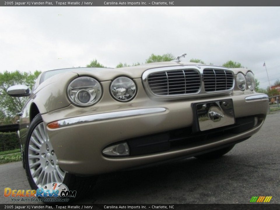 2005 Jaguar XJ Vanden Plas Topaz Metallic / Ivory Photo #1
