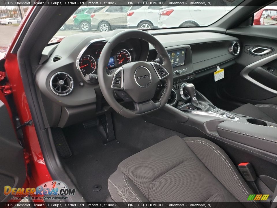 Jet Black Interior - 2019 Chevrolet Camaro LT Coupe Photo #6
