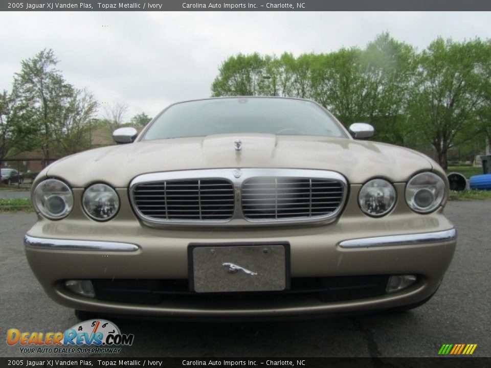 2005 Jaguar XJ Vanden Plas Topaz Metallic / Ivory Photo #4