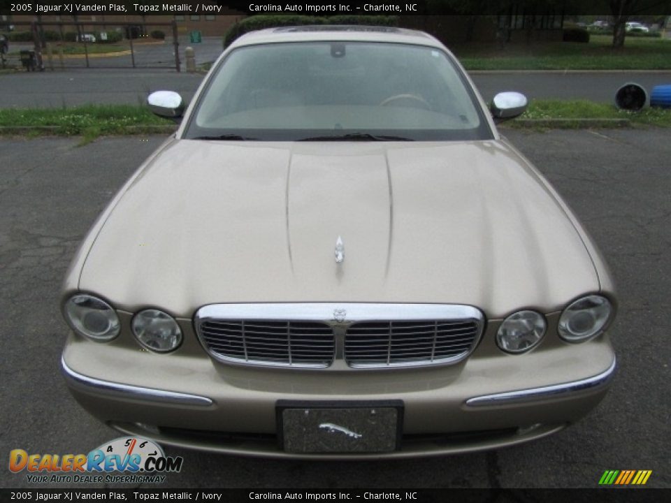 2005 Jaguar XJ Vanden Plas Topaz Metallic / Ivory Photo #5