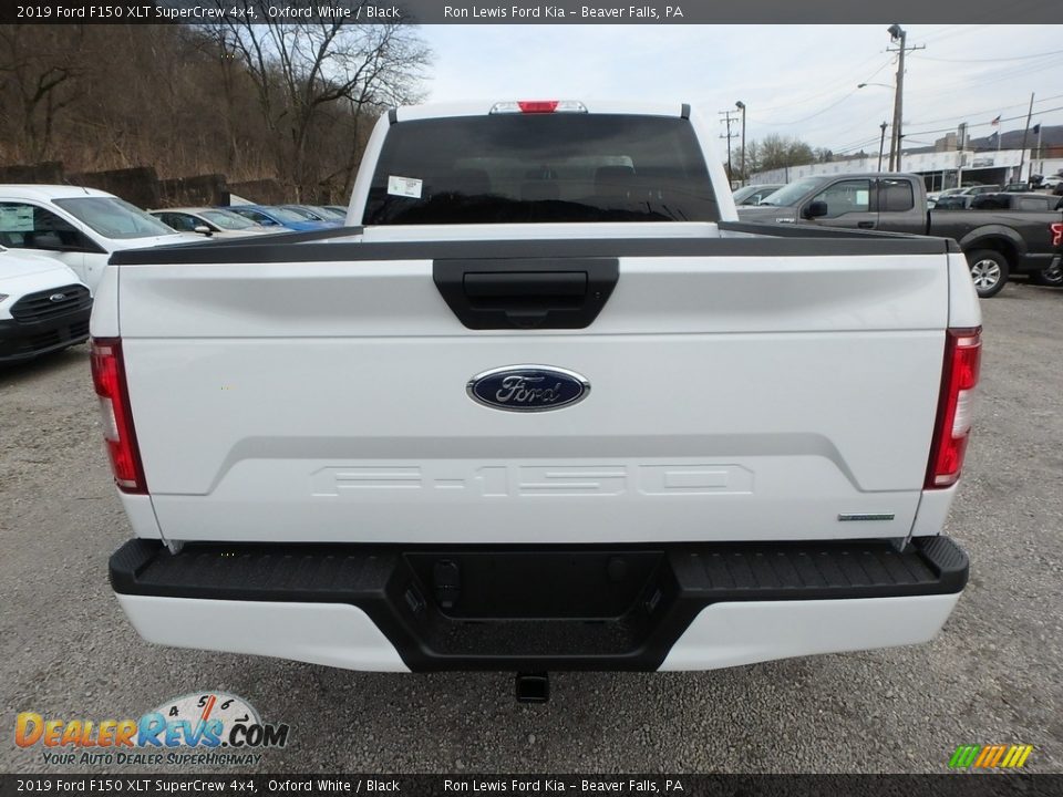 2019 Ford F150 XLT SuperCrew 4x4 Oxford White / Black Photo #3