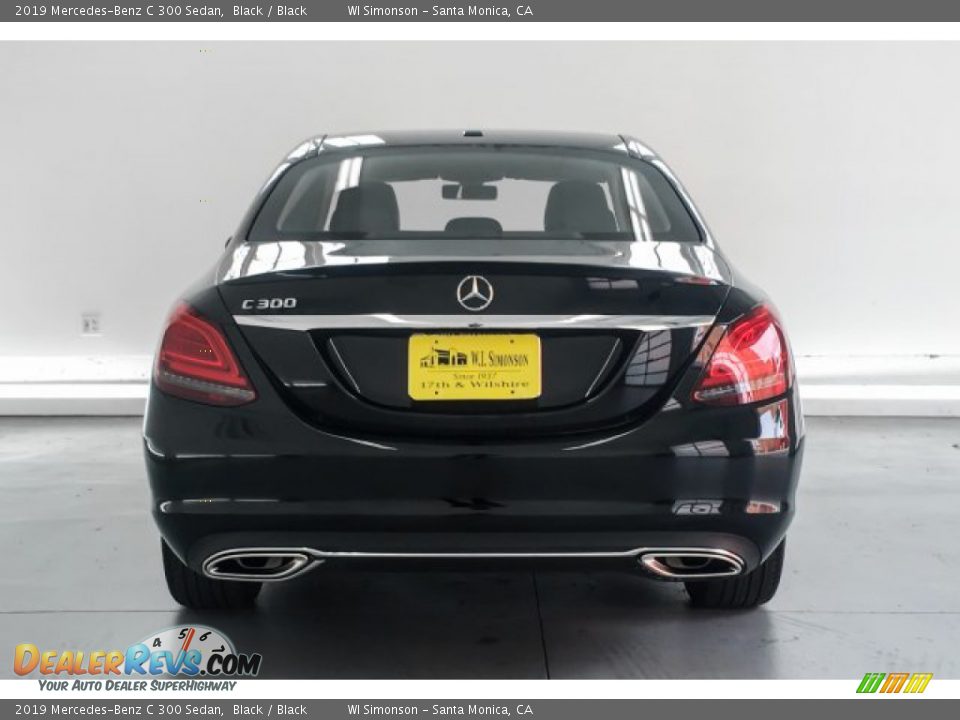 2019 Mercedes-Benz C 300 Sedan Black / Black Photo #3