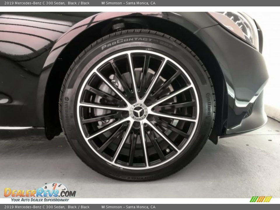2019 Mercedes-Benz C 300 Sedan Black / Black Photo #8