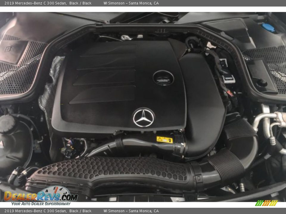 2019 Mercedes-Benz C 300 Sedan Black / Black Photo #9