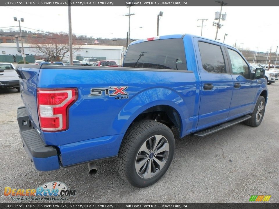 2019 Ford F150 STX SuperCrew 4x4 Velocity Blue / Earth Gray Photo #2