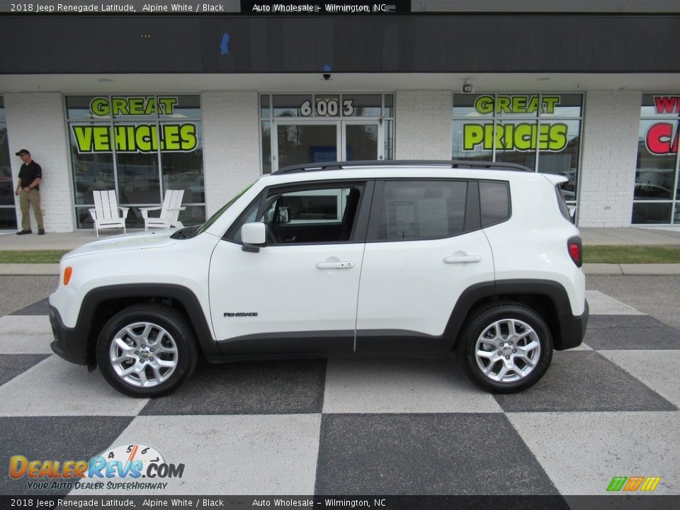 2018 Jeep Renegade Latitude Alpine White / Black Photo #1