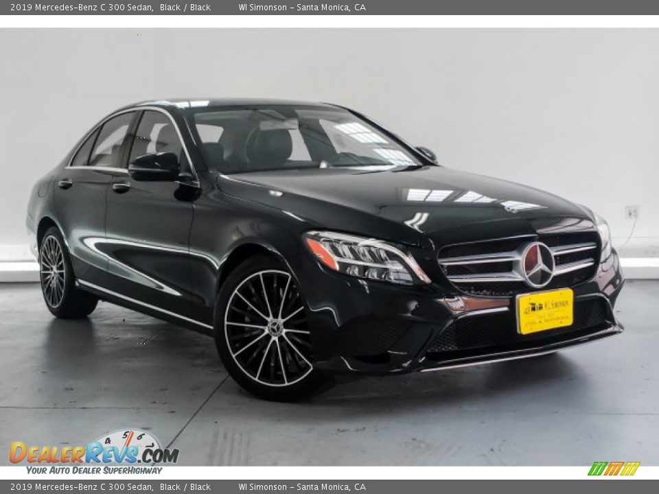 2019 Mercedes-Benz C 300 Sedan Black / Black Photo #14