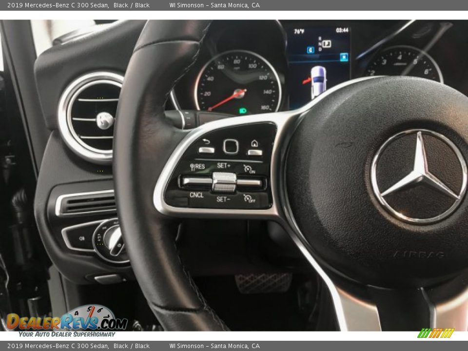 2019 Mercedes-Benz C 300 Sedan Black / Black Photo #19