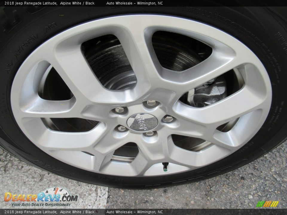 2018 Jeep Renegade Latitude Alpine White / Black Photo #7