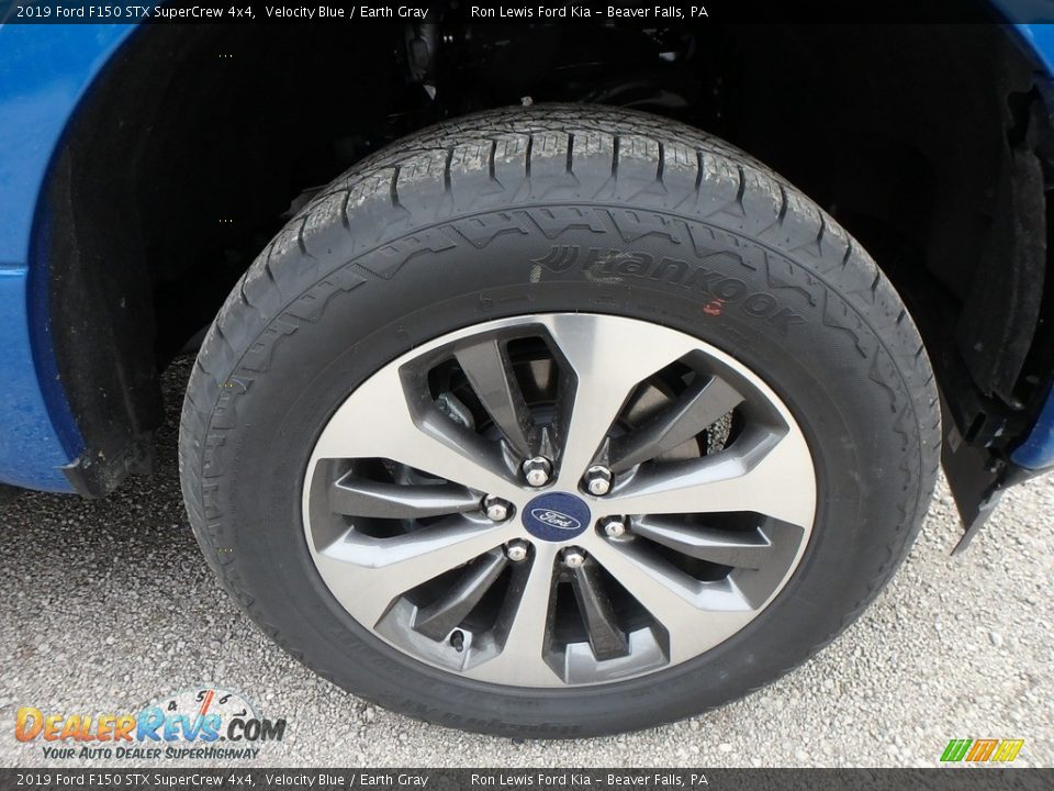 2019 Ford F150 STX SuperCrew 4x4 Velocity Blue / Earth Gray Photo #9