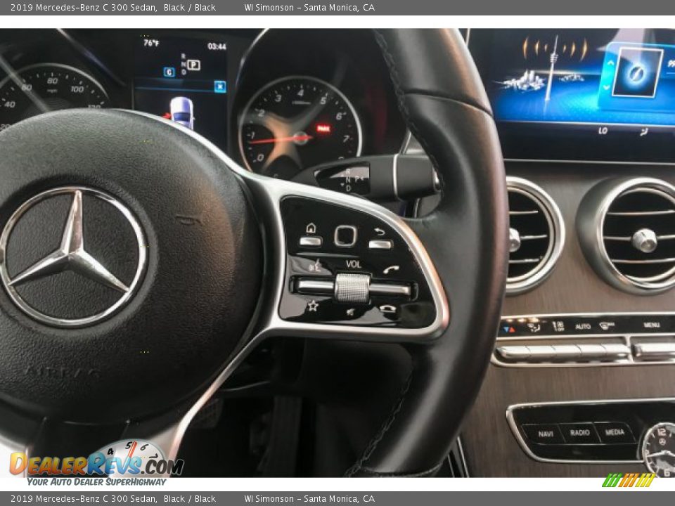 2019 Mercedes-Benz C 300 Sedan Black / Black Photo #20