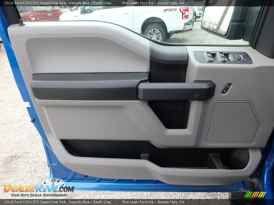 2019 Ford F150 STX SuperCrew 4x4 Velocity Blue / Earth Gray Photo #13