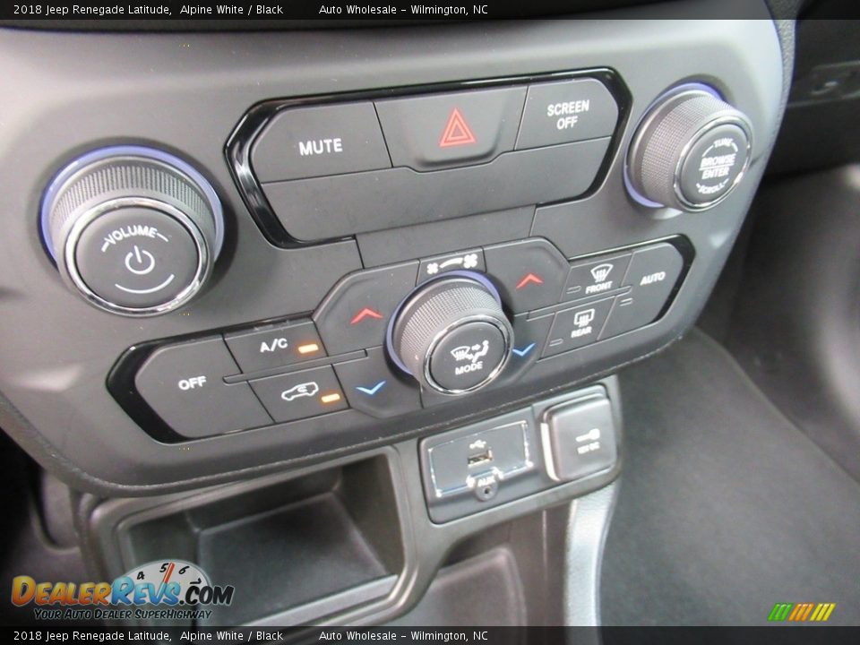 2018 Jeep Renegade Latitude Alpine White / Black Photo #18
